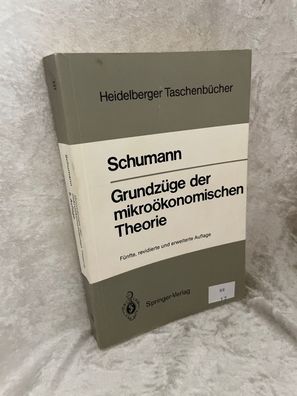 Grundzége der mikroökonomischen Theorie (Heidelberger Taschenbécher, 92)