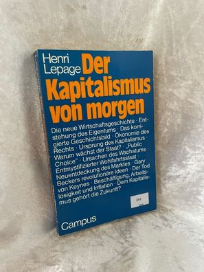 Der Kapitalismus von morgen