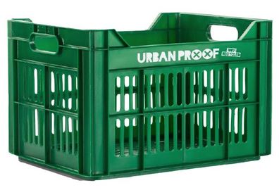 Fahrradkiste Recycled 30 Liter Polypropylen Dunkelgrün