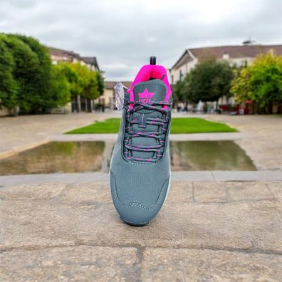 Lico Anchorage Damen Sneaker in Grau/Rosa