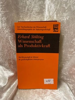 Wissenschaft als Produktivkraft