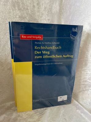 Rechtshandbuch - Der Weg zum öffentlichen Auftrag: Vergabemanagement fér Unterne