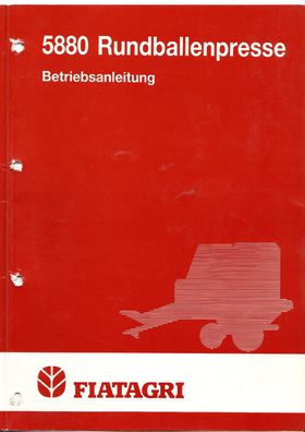 Reparatur Handbuch Technisches Handbuch Fiat Rundballenpresse 5880