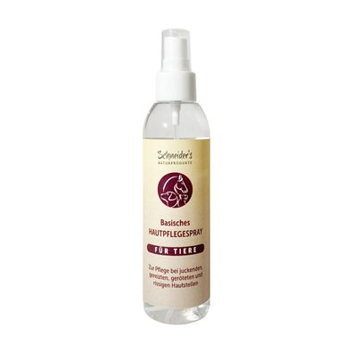 Schneiders Naturprodukte - Basisches Hautpflegespray für Tiere, 200ml
