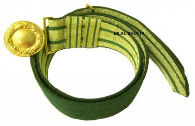 Feldbinde gold mit grünen Streifen (grün National) ohne Schützenemblem