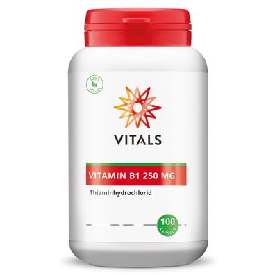 Vitamin B1 250 mg, 100 Kapseln von Vitals