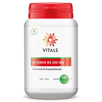 Vitamin B5 250 mg 100 Kapseln von Vitals