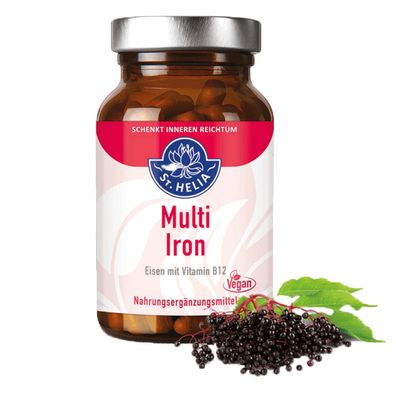Multi Iron plus Vitamin B12, 90 Kapseln - St. Helia
