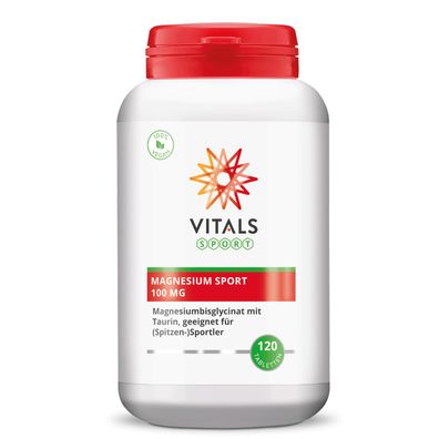 Magnesium Sport 100 mg, 120 Tabletten von Vitals