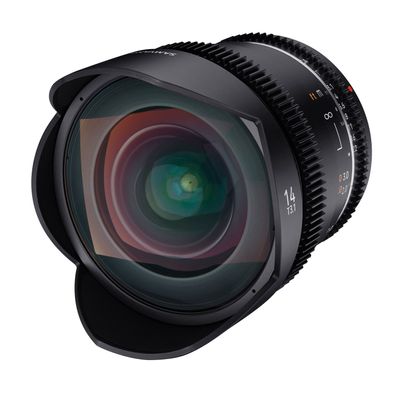 Samyang Cinema Weitwinkelobjektiv MF 14mm T3.1 VDSLR MK2 Nikon F 8K Follow Focus