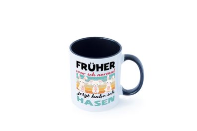 Früher war ich normal | Hasen | Tiere | Hasen Mama Tasse - Geschenk