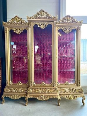 Huge Display Cabinet French Baroque Display Cabinet Handmde Showcase Home Decor