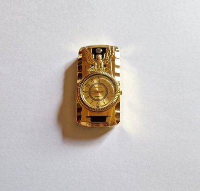 Adler Feuerzeug mit UHr und beleuchteten Zifferblatt/ohne OVP/ 3 Farben (FZ0709254)