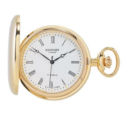 Rapport London - PW54 - Taschenuhr - Mechanisch - 48mm - gelbgold - Full Hunter