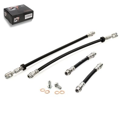 4x Bremsschlauch Bremsleitung Vorderachse Hinterachse für VW POLO 6N2