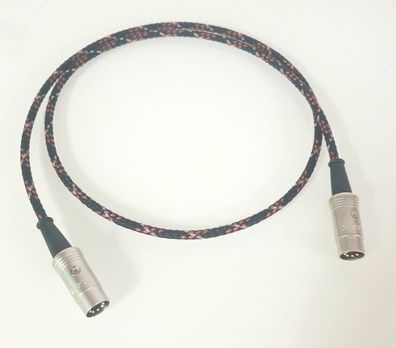 Viablue EPC4 Silver / HighEnd DIN-Kabel 5-polig / Stereo-/Audiokabel / Red