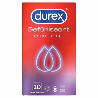 Durex Gefühl. extra feucht 10er