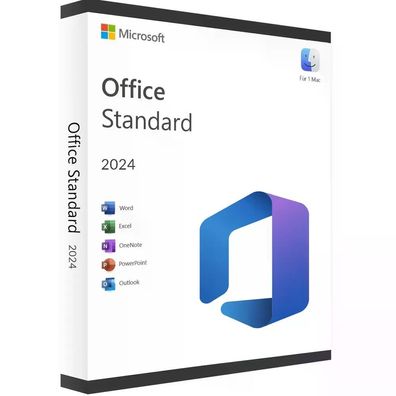 Microsoft Office 2024 Standard für MAC | unbegrenzte Laufzeit | Kein Abo Vollversion