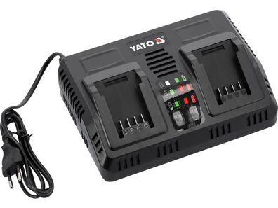YATO Doppelladegerät 18V (2,4-4,5a), Ladegerät