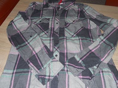 Bluse/ lange Bluse- Größe 42 mit Bindegürtel - gekauft bei H&M