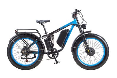 26×4.0 Zoll Elektrofahrrad 48V 25Ah E-bike 100 Nm Shimano 7-Gang