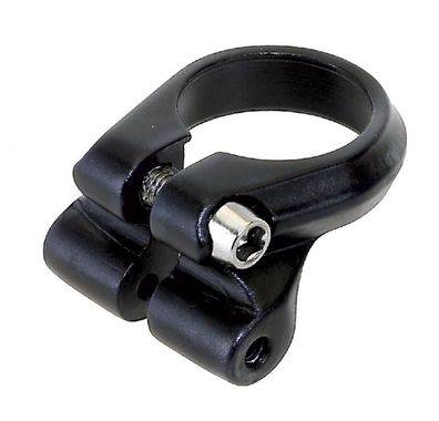 M-WAVE Fahrrad Sattelklemmschelle Alu 31.8 mm für Gepäckträgerbefestigung