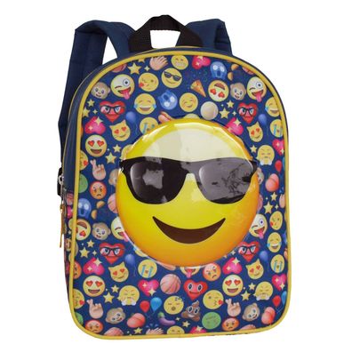 Kinderrucksack Smiling Rucksack Tasche Fabrizio marineblau Polyester 23x29x10 cm