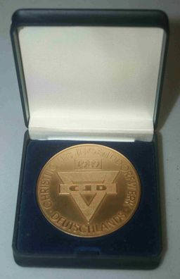 Dankesmedaille Christliches Jugenddorf 1989 im Etui