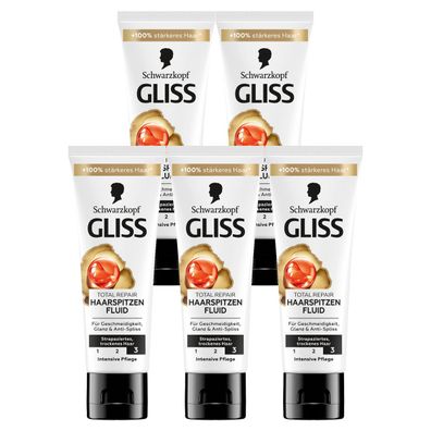 Gliss Kur Haarspitzenfluid Oil Nutritive mit Pflege Ölen 50ml 5er Pack