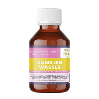 Kamillenwasser Bio 250ml - 100% naturrein, vegan & ohne Zusatzstoffe