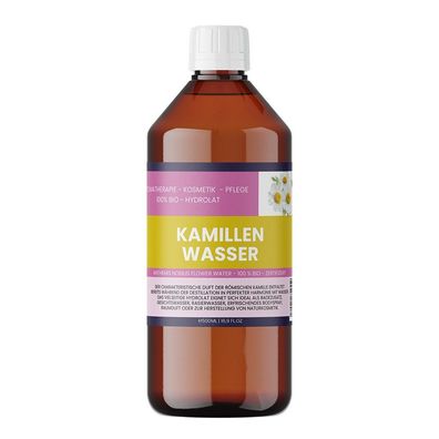 Kamillenwasser Bio 500ml - 100% naturrein, vegan & ohne Zusatzstoffe