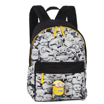 Kinderrucksack Rucksack Minions mit 3D Effekt Kinder Tasche 24x36x12cm Polyester