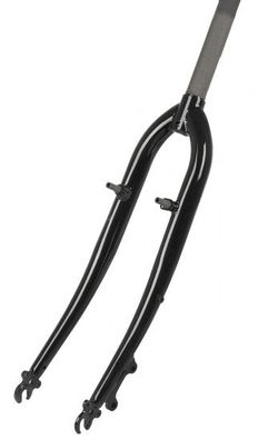Fork Fixed 28 Zoll - 1 1/8 Zoll Schwarz