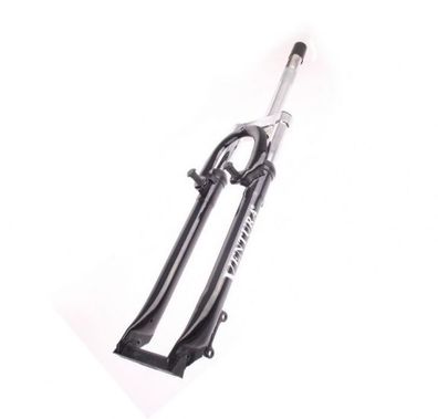 Fork Federstahl 28 Zoll Steuerrohr 1 1/8 '' Black