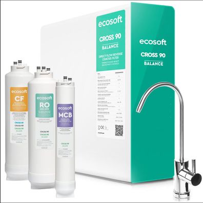 BWT Ecosoft CROSS90 Balance Umkehrosmose Osmose Osmoseanlage Trinkwasser MO3600MPECO