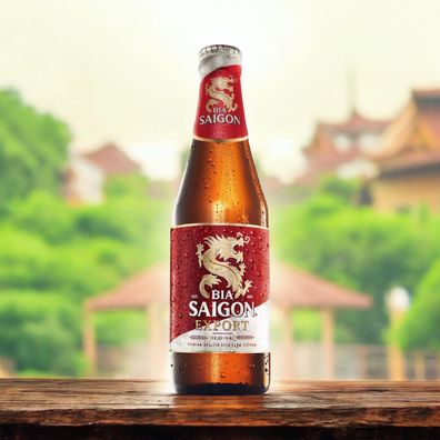 Saigon Export Lager Bier aus Vietnam 24 Flaschen 0,33l