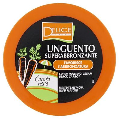 Delice Carota Nera Uguento Superabbronzante-Super Tanning Cream Black Carrot 150ml