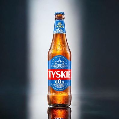 6 x Tyskie alkoholfrei in der 0,5l Flasche - Bier aus Polen