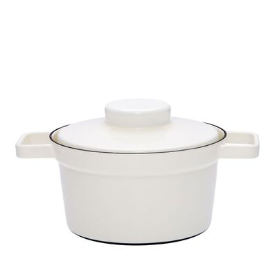 Riess Aromapot casserole avec couvercle Ø20 cm Pure White émail