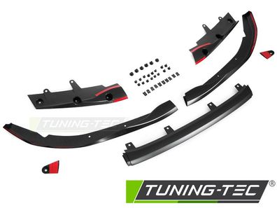 Spoilerlippe passend für BMW G22 G23 20- Schwarz Matt