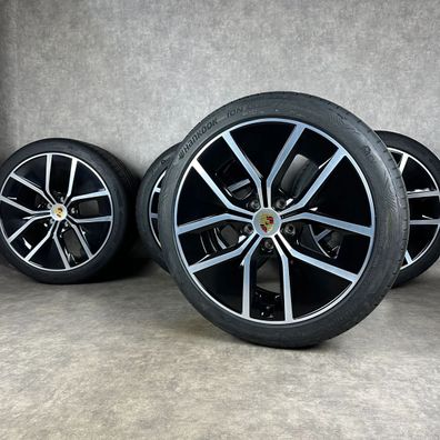 Sommerräder Porsche Taycan J1-2 21" 4S Original Aero Design Felgen 9J1073663AA