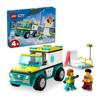 LEGO® City Rettungswagen und Snowboarder 60403