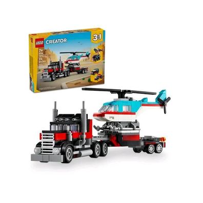 LEGO® Creator 3-in-1 Tieflader mit Hubschrauber 31146 - LEGO 3