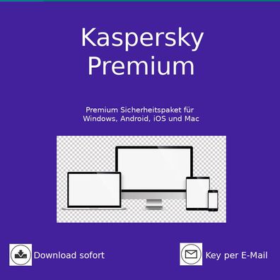 Kaspersky Premium (2025) 3 Geräte, 1 Jahr, Download