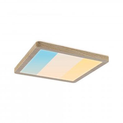 Paulmann 71268 LED Panel Atria Shine 190x190mm 3000-6500K Holzoptik IP44