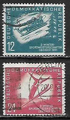 DDR gestempelt Michel-Nummer 280-281