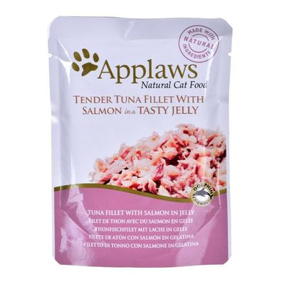 Applaws - Katzennassfutter 70 g Jelly-Beutel - Thunfisch-Lachs &#40;178-278&#41;