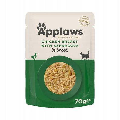 Applaws - Katzennassfutter 70 g Beutel - Huhn und Spargel &#40;178-002&#41;