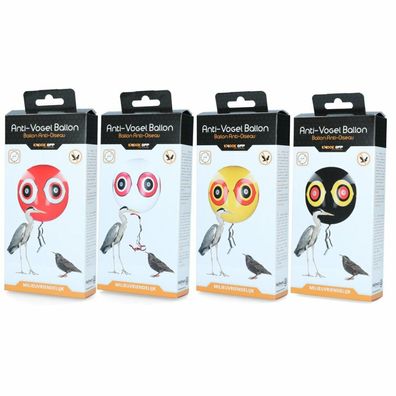 Knock Pest Schreck-Ballon Schwarz