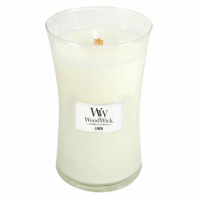 WoodWick Linen Duftkerze 609,5
